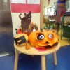 Comemoração do Halloween - Decorações elaboradas pelos alunos da escola